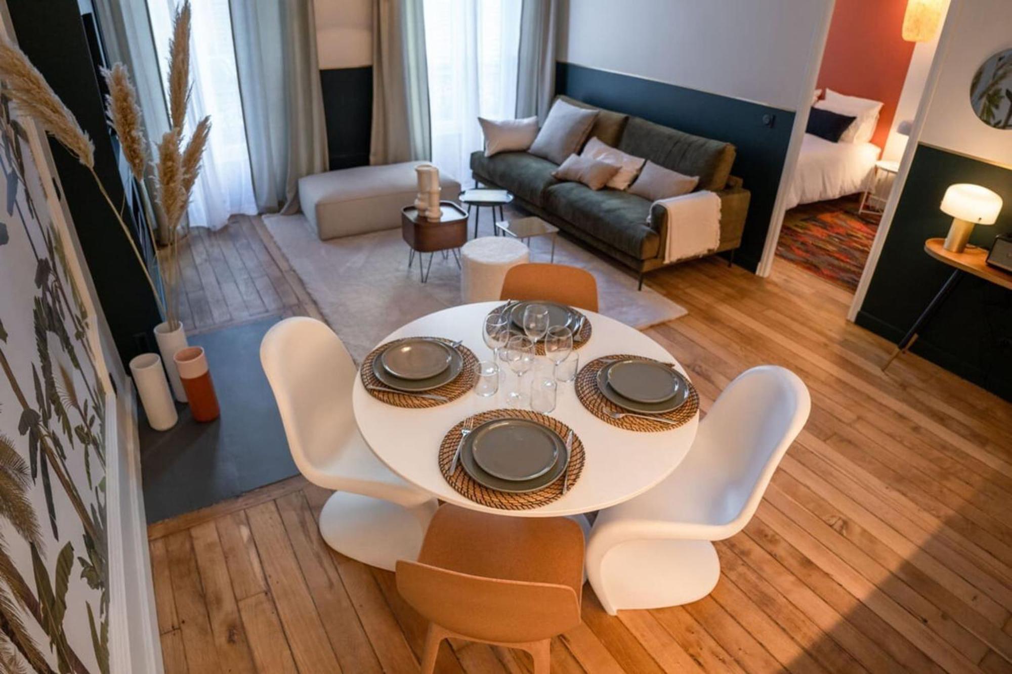 Beige Hospitalite - Coco - Hypercentre-2Chambres-Parking-Zen Saint-Etienne  Exterior foto